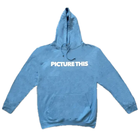 PT BlueWhite Hoodie Med